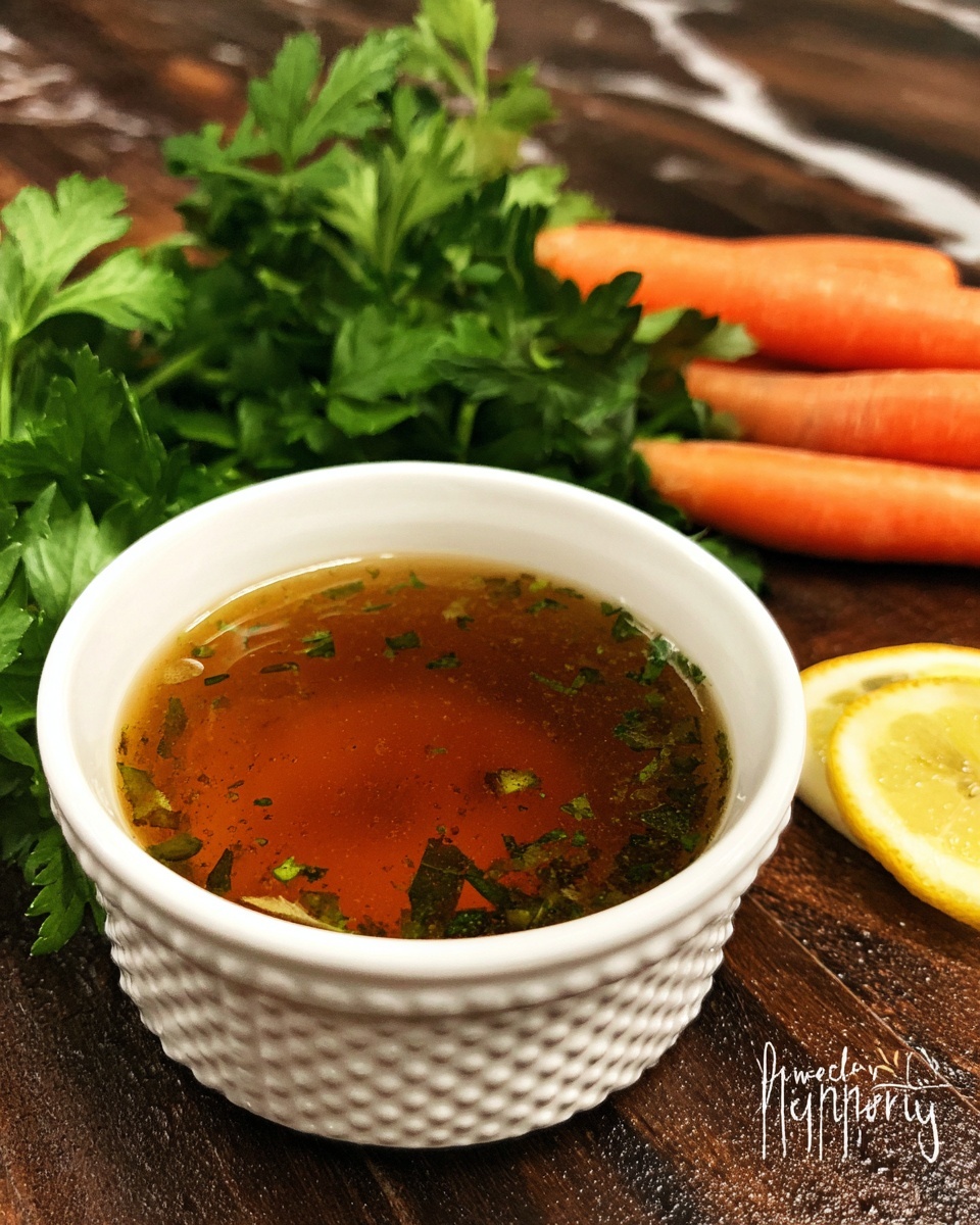 Slow Cooker Keto Bone Broth Recipe - Recipe Image