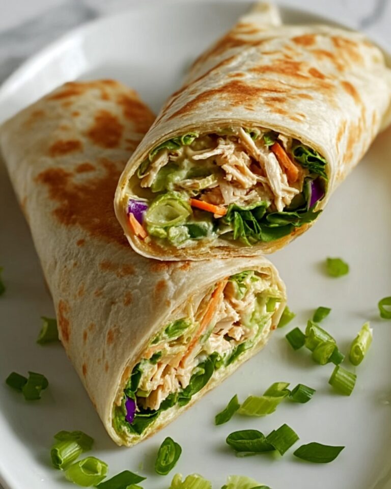 Simple Ginger Scallion Chicken Wraps Recipe