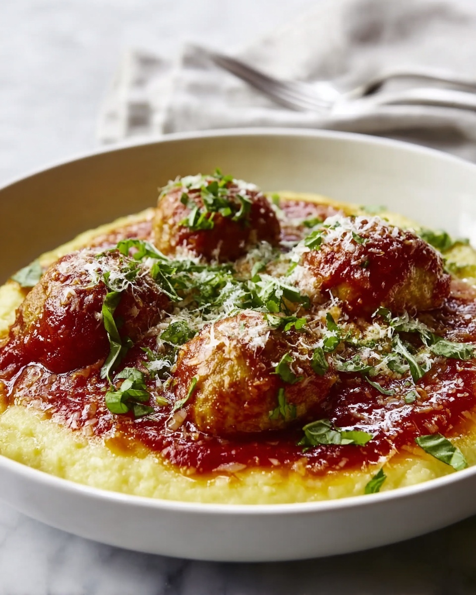 Savory Chicken Parmesan Meatballs Made From Scratch Recipe - Recipe Image