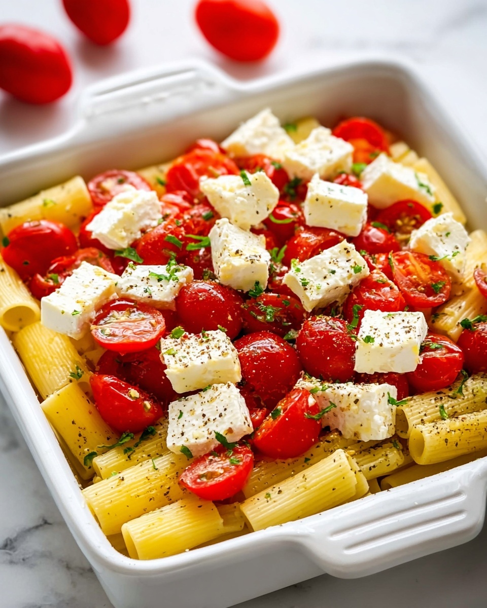 Creamy Baked Feta Pasta Delight Recipe - Recipe Image