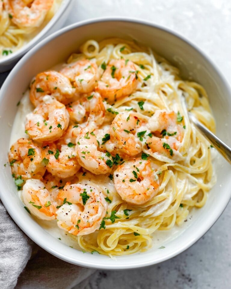 Creamy Lemon Garlic Shrimp Pasta Recipe