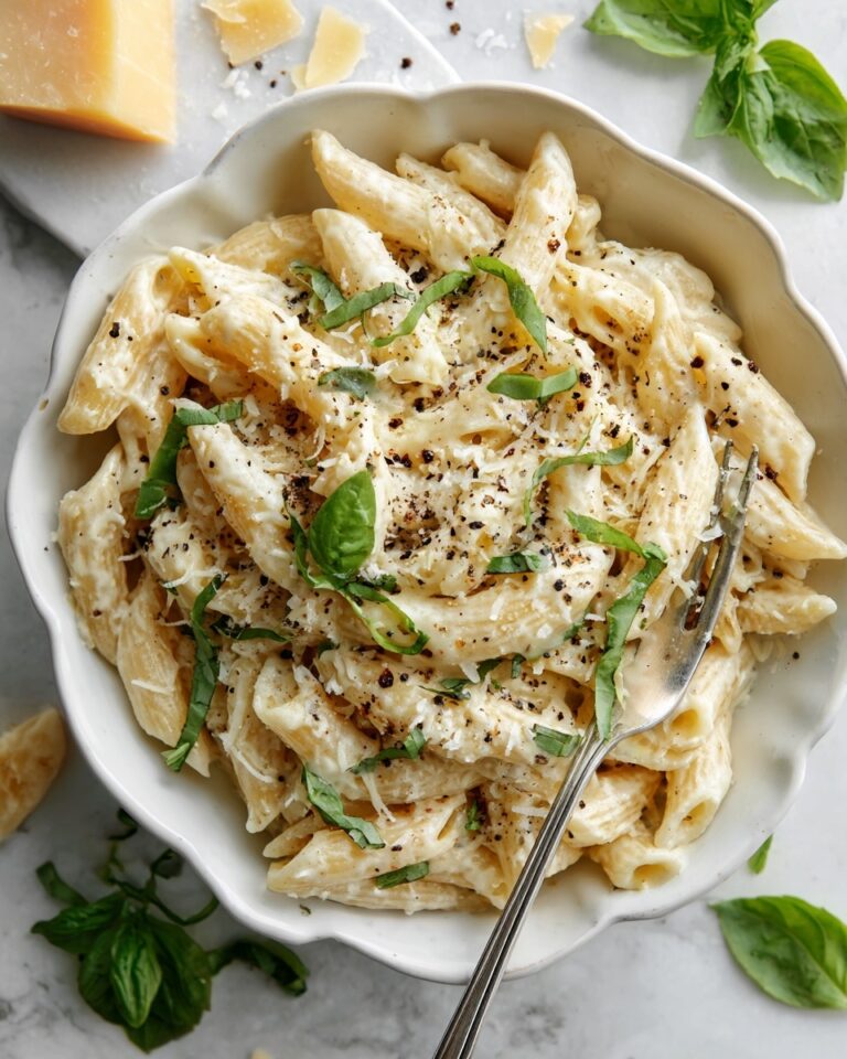Creamy Lemon Basil Pasta Recipe