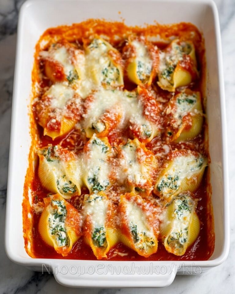 Lasagna Stuffed Shells Recipe