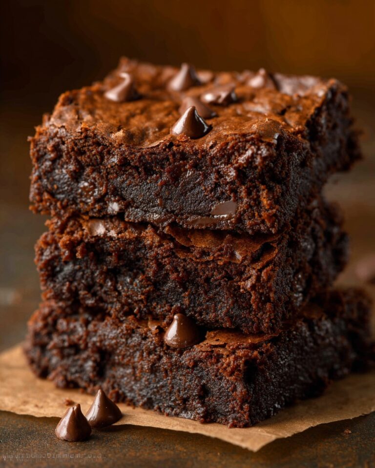 Fudgy Chocolate Coffee Brownies Recipe