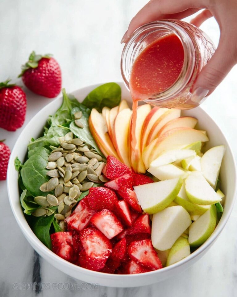 Fruit and Spinach Salad with Strawberry Vinaigrette Recipe
