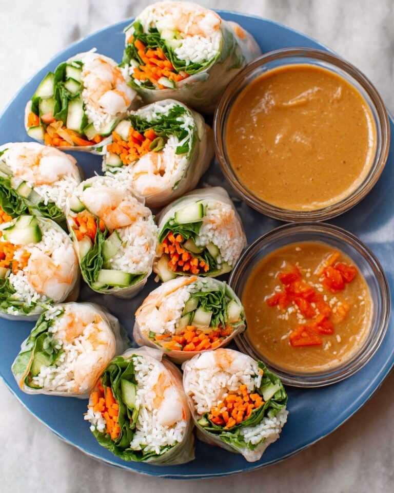 Fresh Spring Rolls with Dipping Sauce Recipe