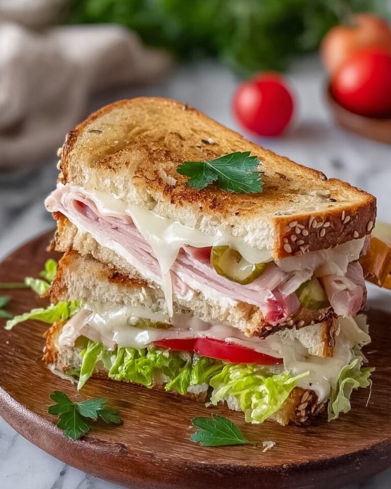Irresistibly Golden Toasted Italian Sandwich Recipe
