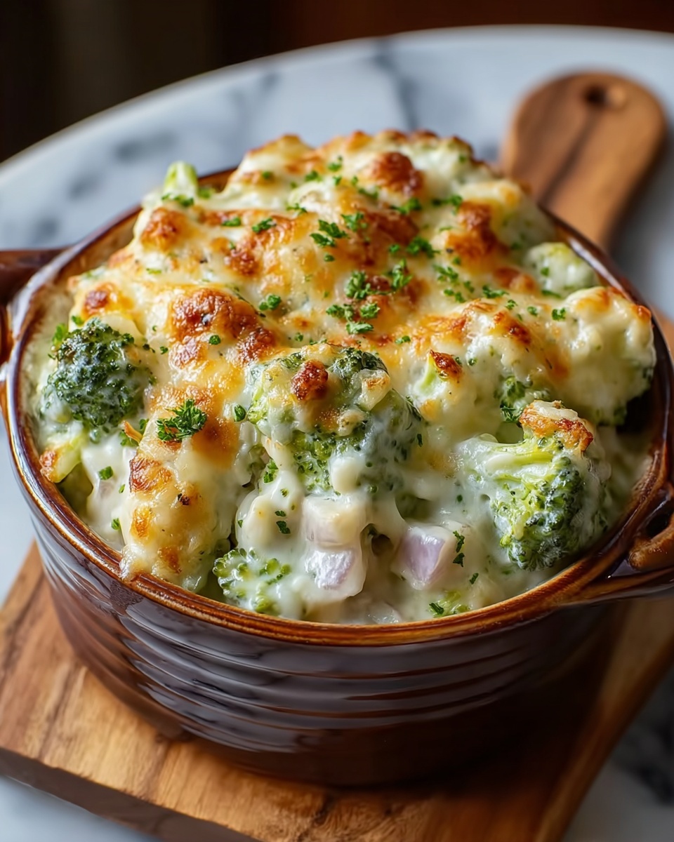 French Onion Broccoli Cheese Casserole Recipe - Recipe Image