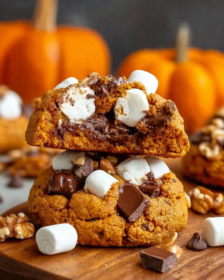 Delicious and Gooey Pumpkin S’mores Cookies: The Ultimate Fall Treat Recipe