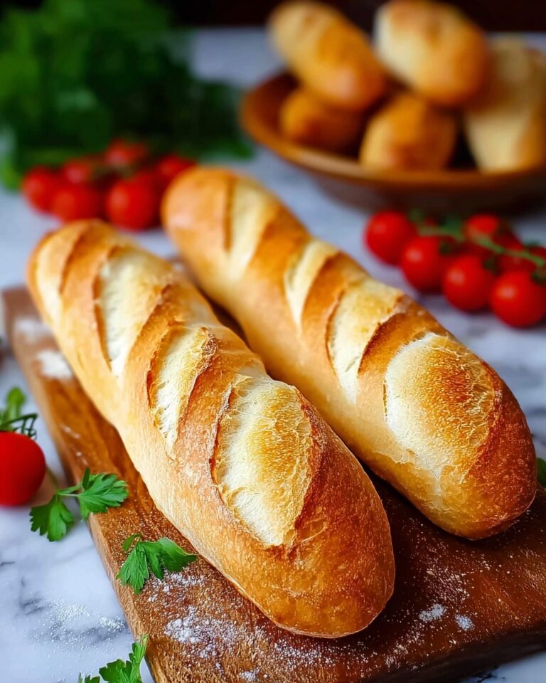 Crispy and Chewy Mini Baguette Recipe