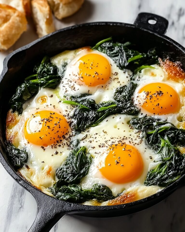 Baked Eggs Florentine: A Healthy and Flavorful Breakfast or Brunch Recipe