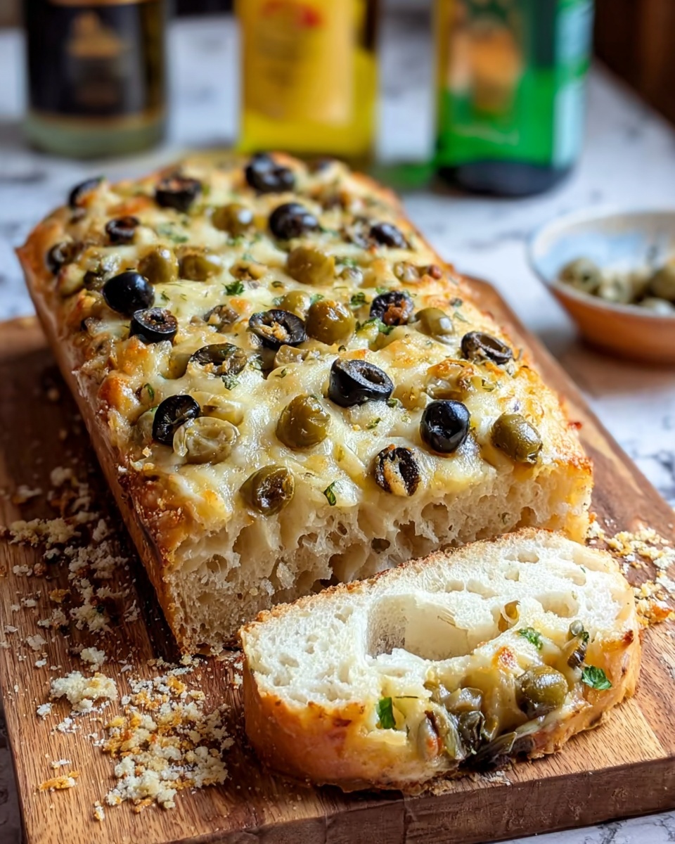 Olive Cheese Bread Recipe - Recipe Image