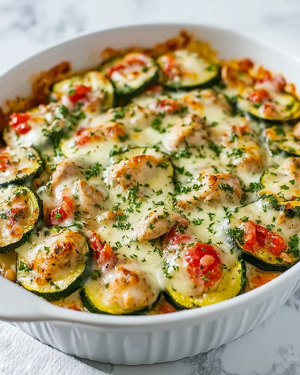 Mediterranean Chicken Zucchini Bake Recipe - Recipe Image