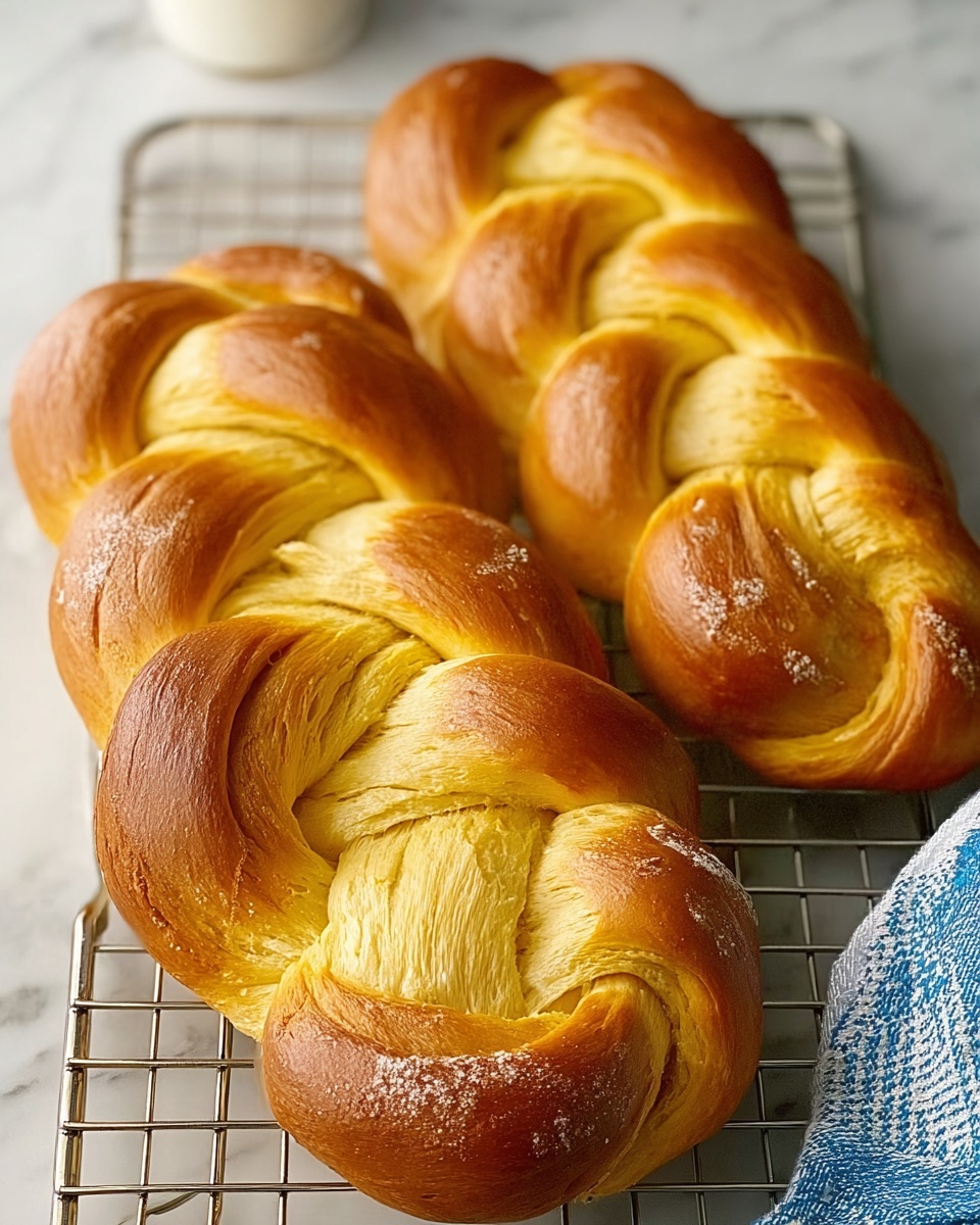 Braided Buttery Brioche Bread Recipe - Recipe Image