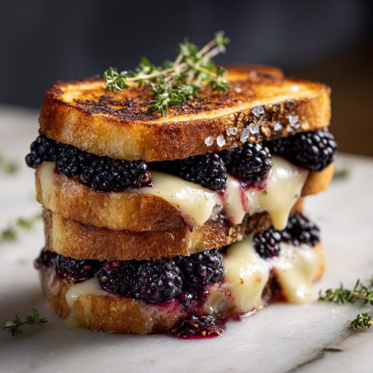 Blackberry Balsamic & Brie Grilled Cheese Recipe