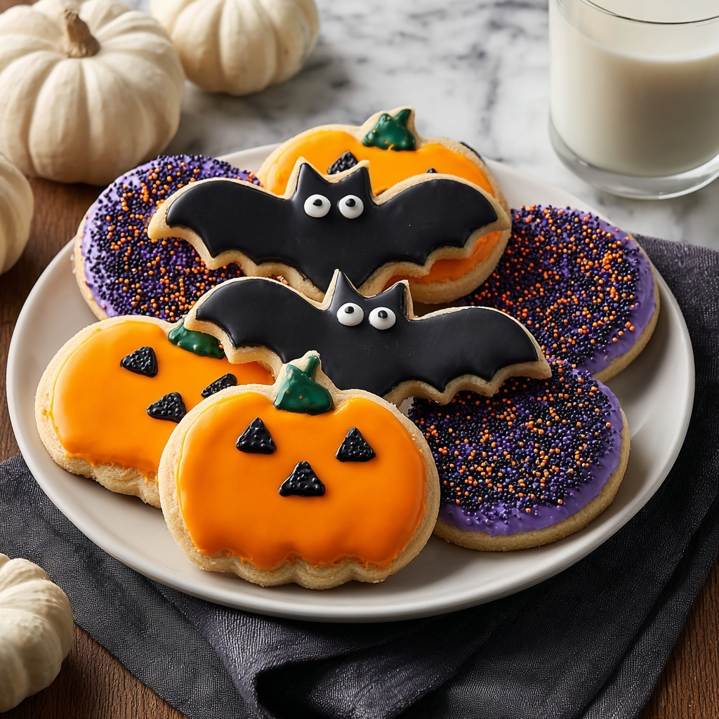 No-Spread Halloween Sugar Cookies Recipe - Recipe Image