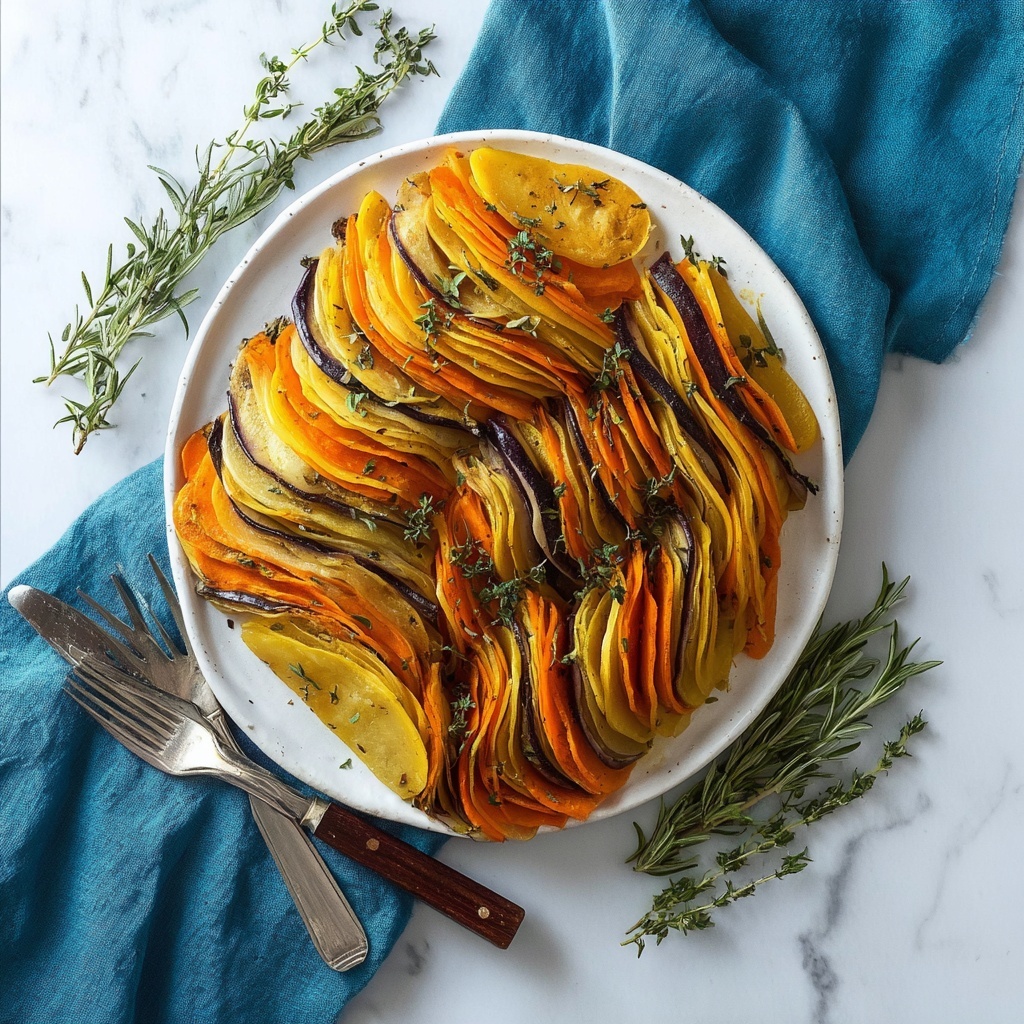 Root Vegetable Tarte Tatin Recipe - Recipe Image