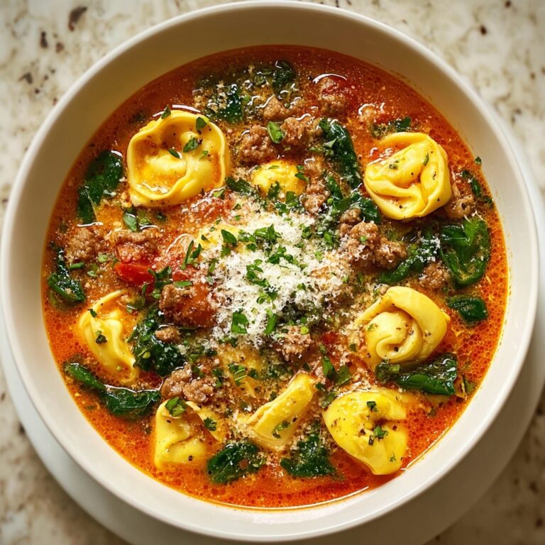 Spicy Sausage and Tortellini Soup Recipe