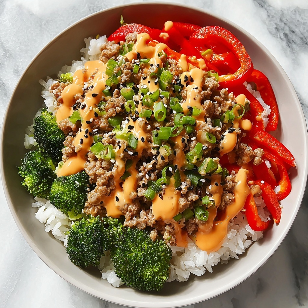 Bang Bang Ground Turkey Rice Bowls Recipe - Recipe Image