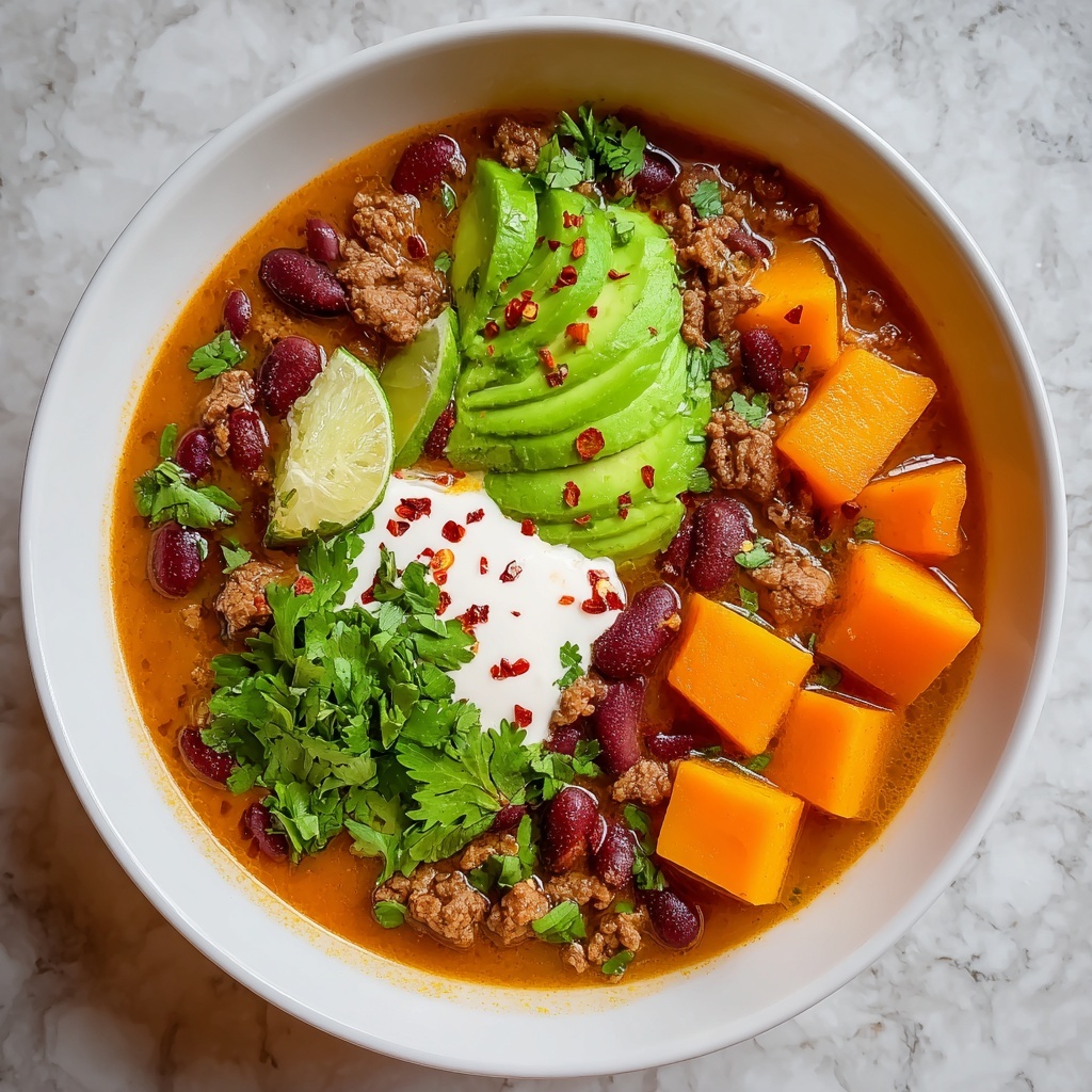 Creamy Turkey Pumpkin Chili Recipe - Recipe Image