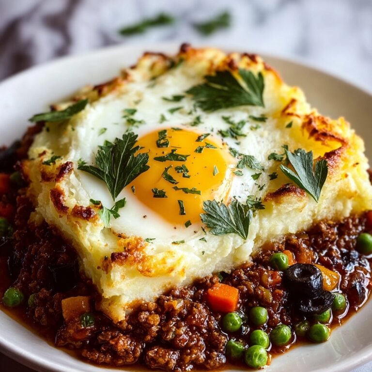 Creepy Shepherd’s Pie With Ground Beef and Ghost Potatoes Recipe