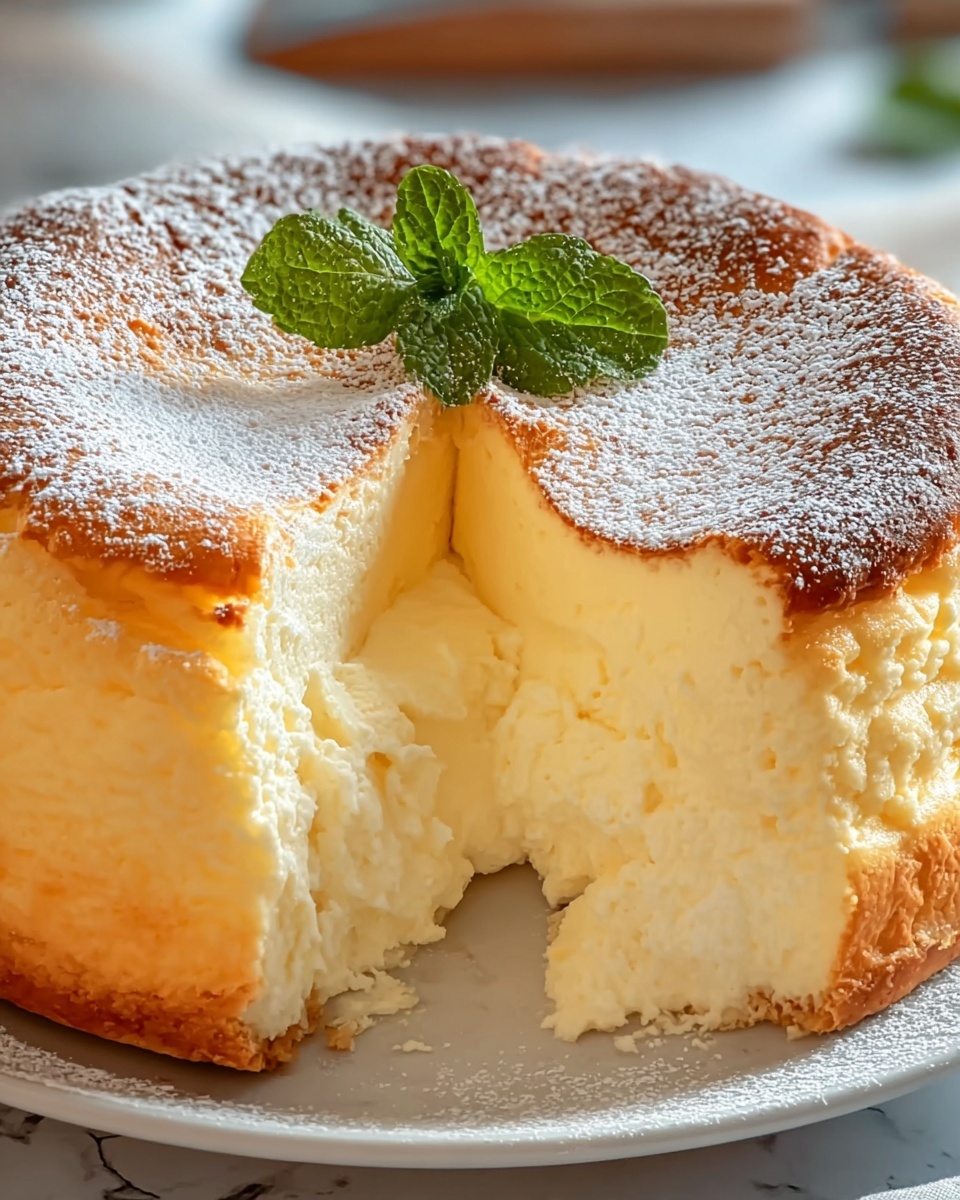 Light & Fluffy Yogurt Cloud Cake Recipe - Recipe Image