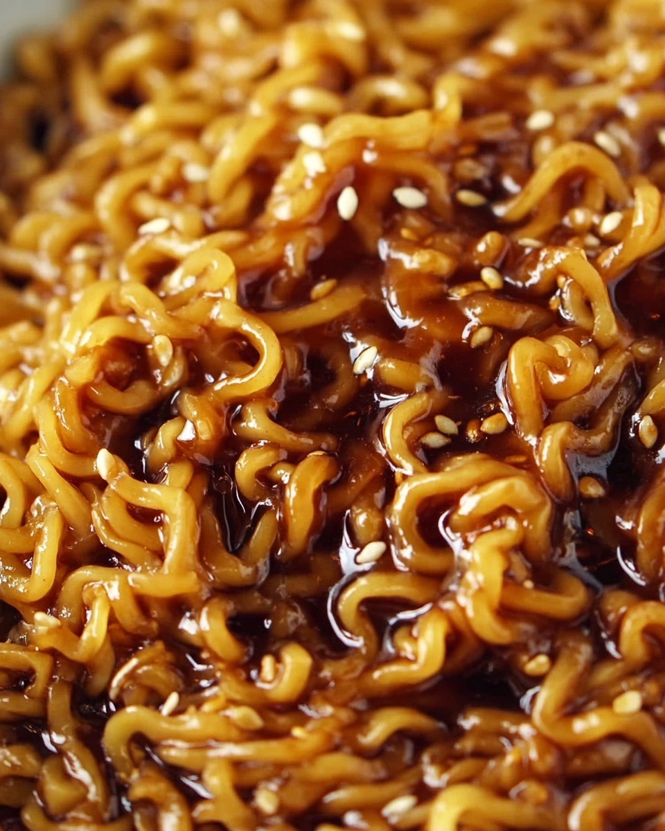 Sweet & Spicy Ramen Noodles Recipe - Recipe Image