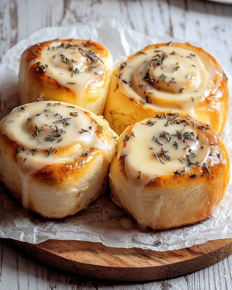 Salted Sage Honey Butter Brioche Rolls Recipe - Recipe Image