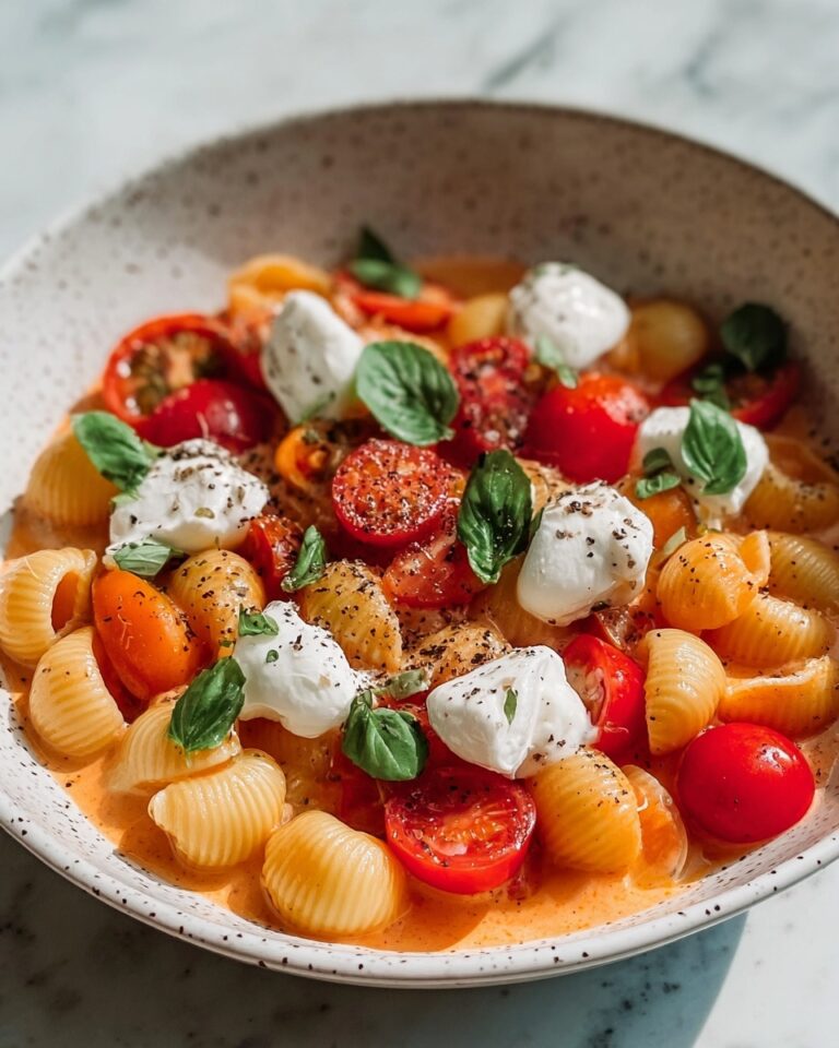 Spicy Tomato Burrata Pasta Recipe