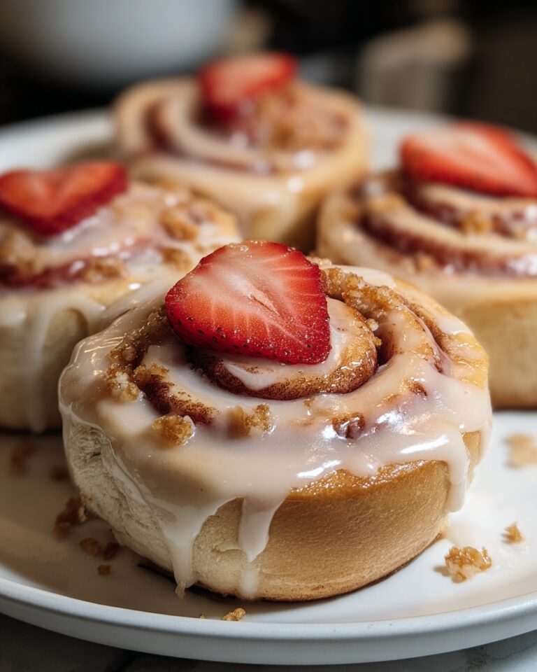 Strawberry Cheesecake Cinnabon Rolls Recipe