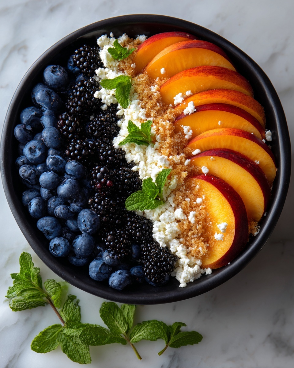 Blueberry Peach Feta Salad Recipe - Recipe Image