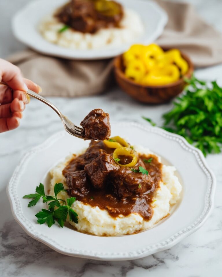 Slow Cooker Mississippi Steak Bites Recipe