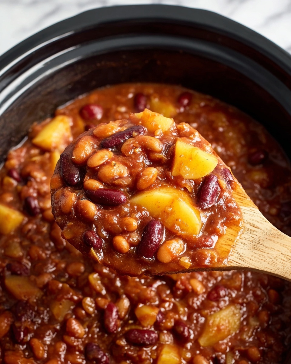 Slow Cooker Hawaiian Baked Beans Recipe - Recipe Image