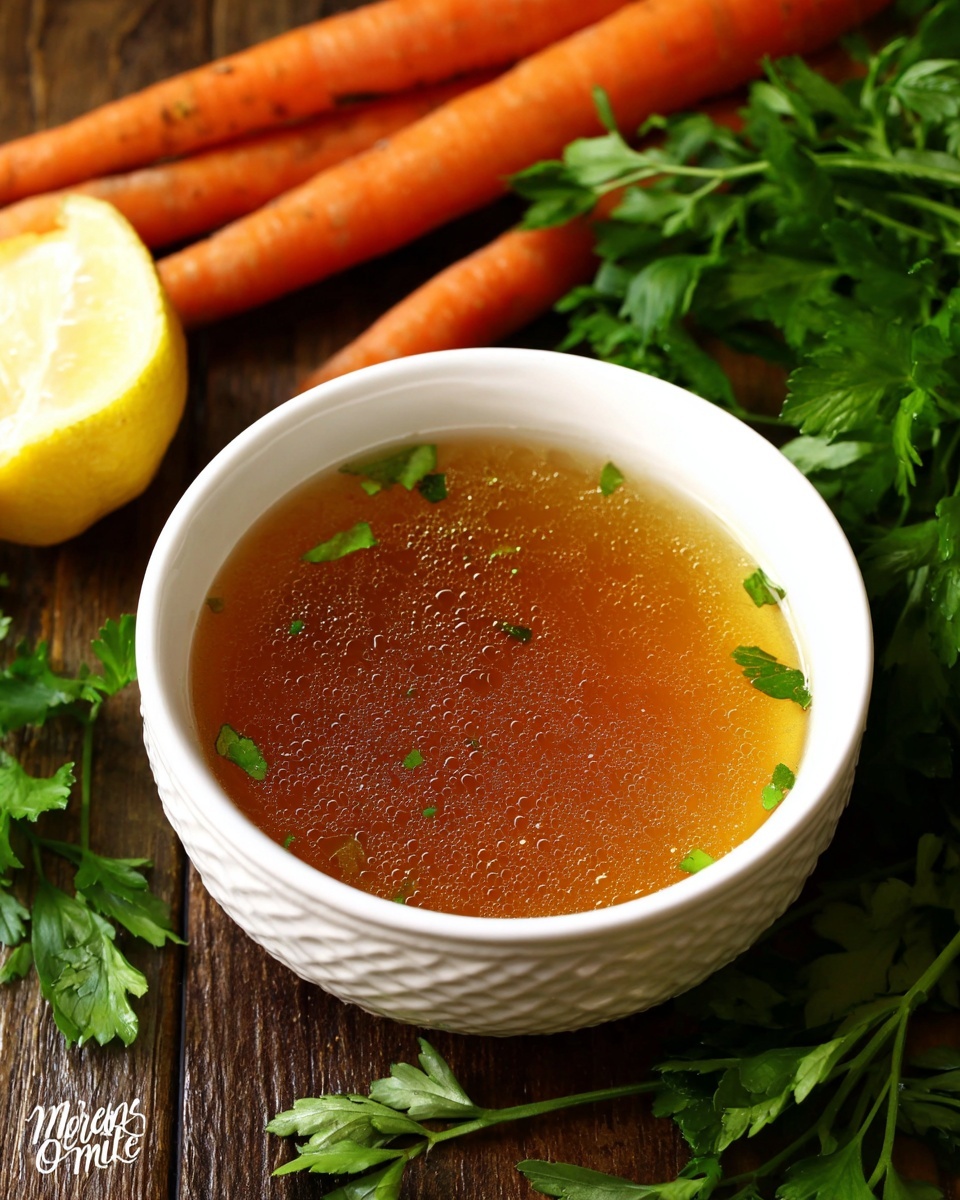 Slow Cooker Keto Bone Broth Recipe - Recipe Image