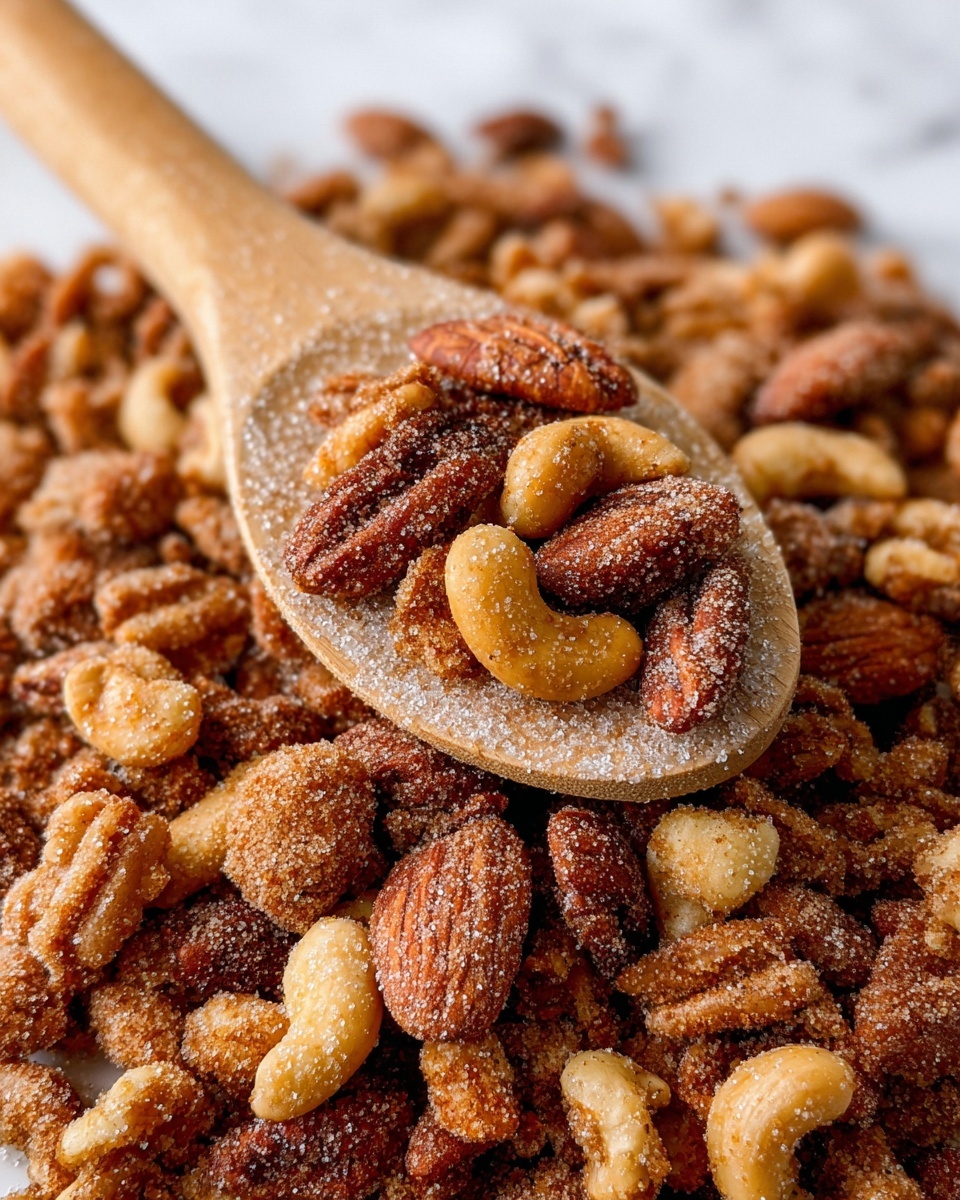 Slow Cooker Candied Mixed Nuts Recipe - Recipe Image