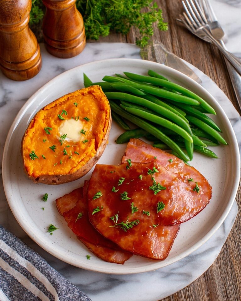 Maple Glazed Ham Steaks Recipe
