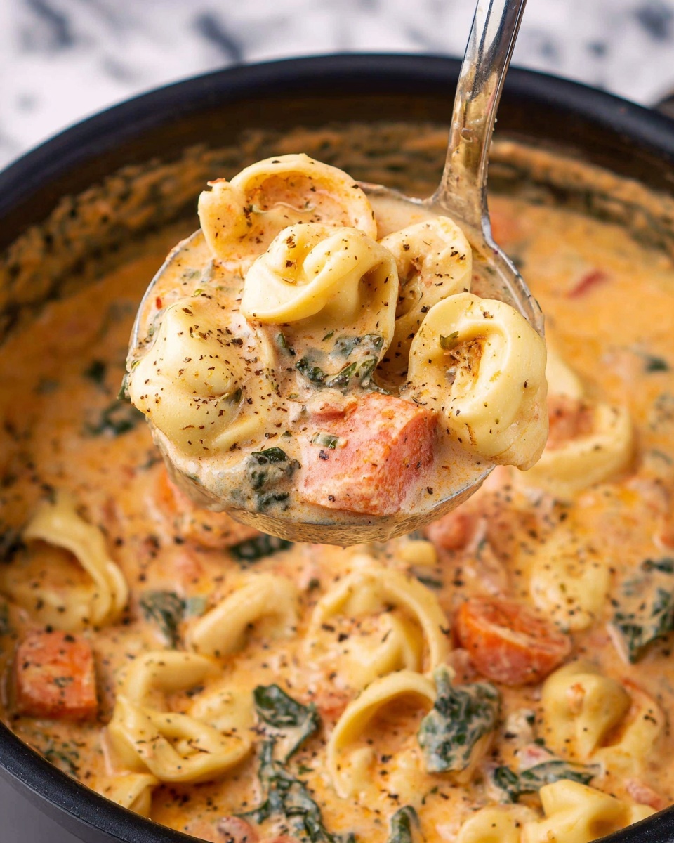 Creamy Tortellini Soup Recipe - Recipe Image