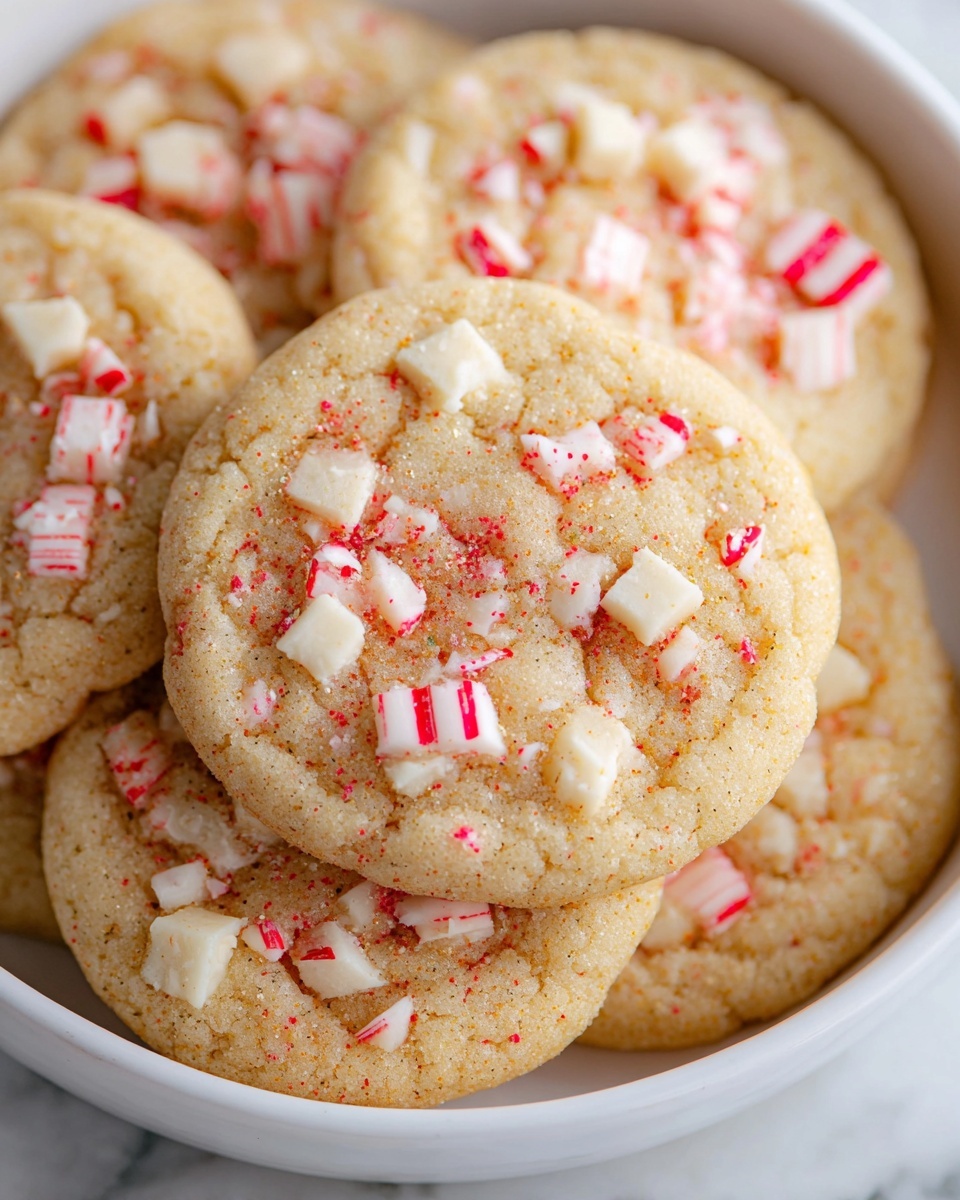 Peppermint White Chocolate Chip Cookies Recipe - Recipe Image