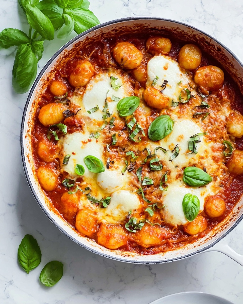 Creamy Chicken Parmesan Gnocchi Bake Recipe - Recipe Image