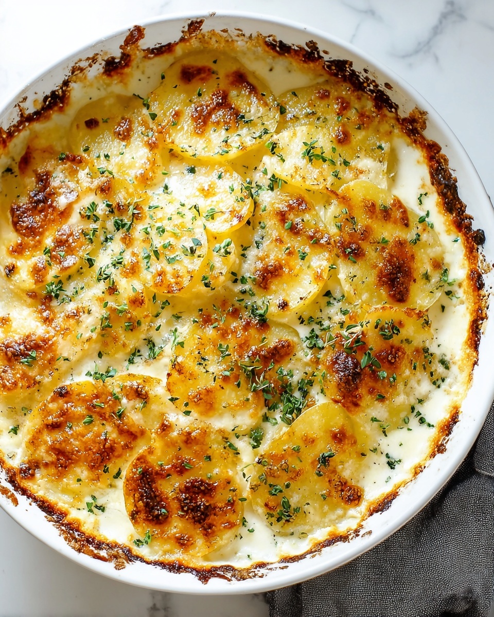 Creamy Au Gratin Potatoes Recipe - Recipe Image