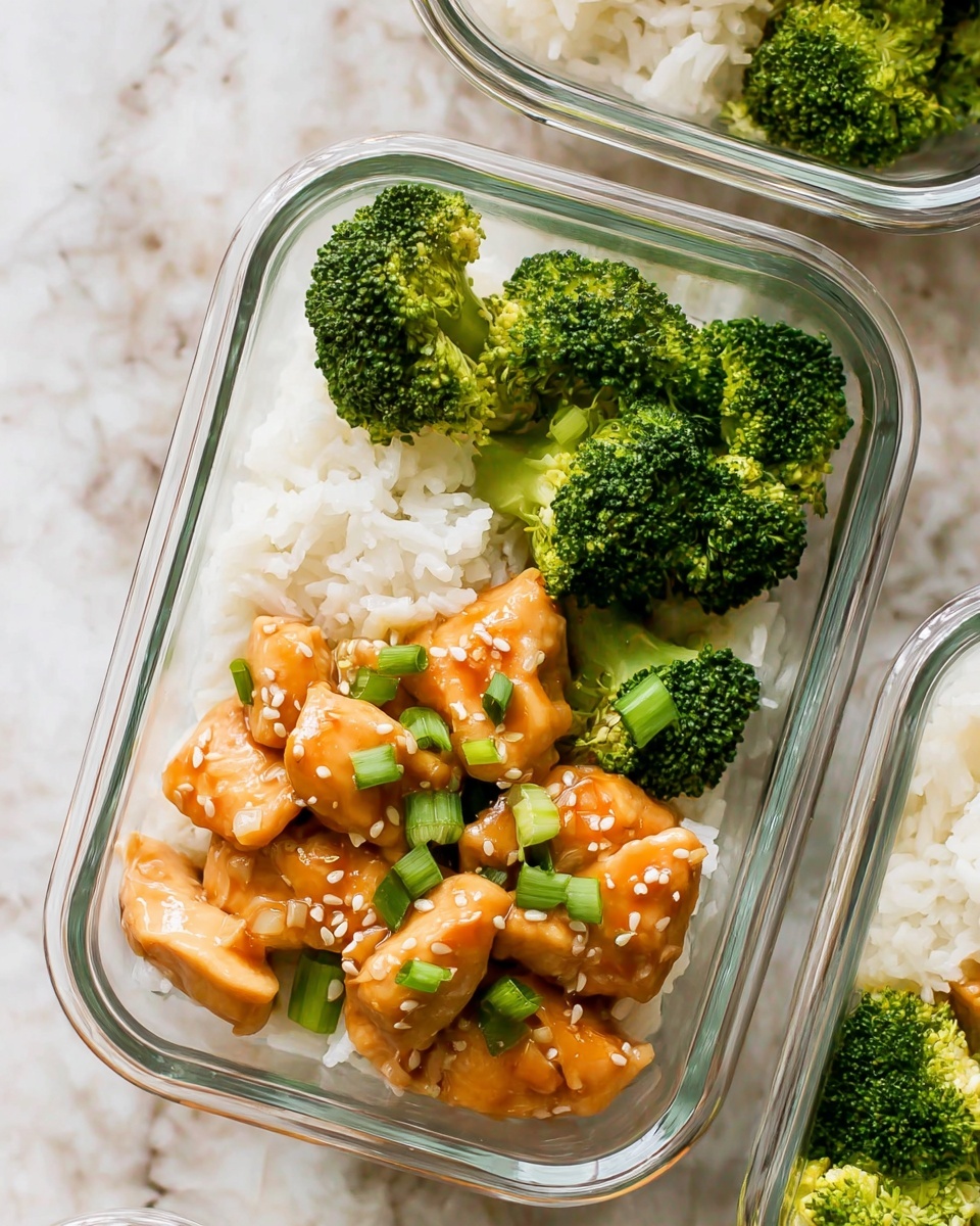 Honey Ginger Chicken Meal Prep Bowls Recipe - Recipe Image