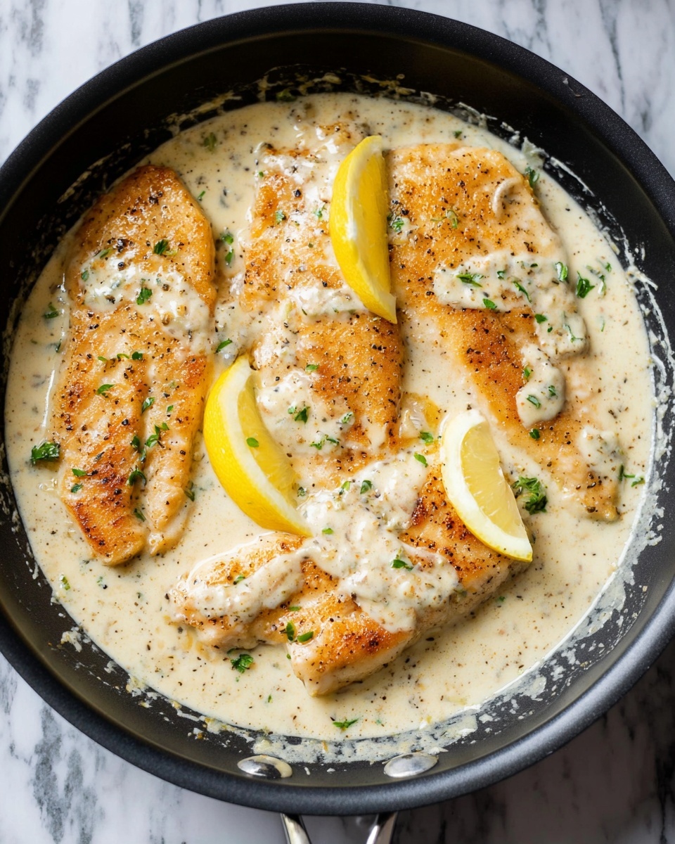 Creamy Lemon Salmon Recipe - Recipe Image