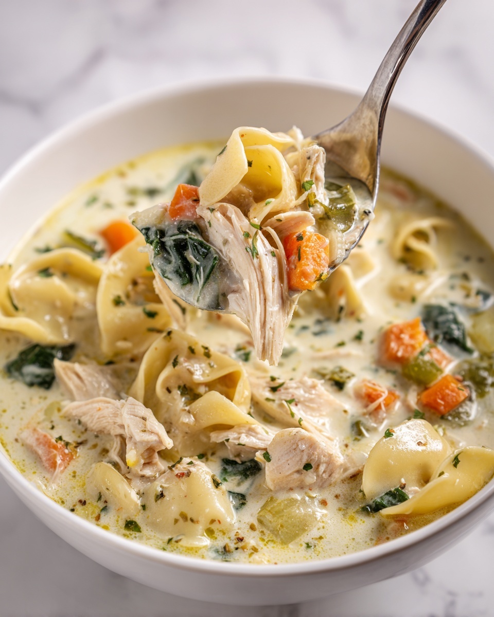 Creamy Lemon Chicken Orzo Soup Recipe - Recipe Image