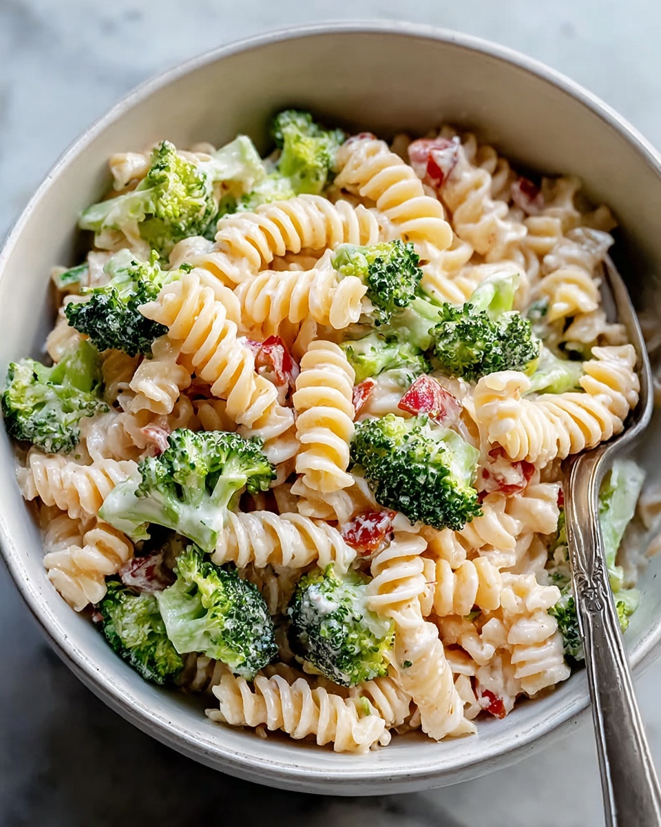 Fresh and Easy Broccoli Pasta Salad Recipe - Recipe Image