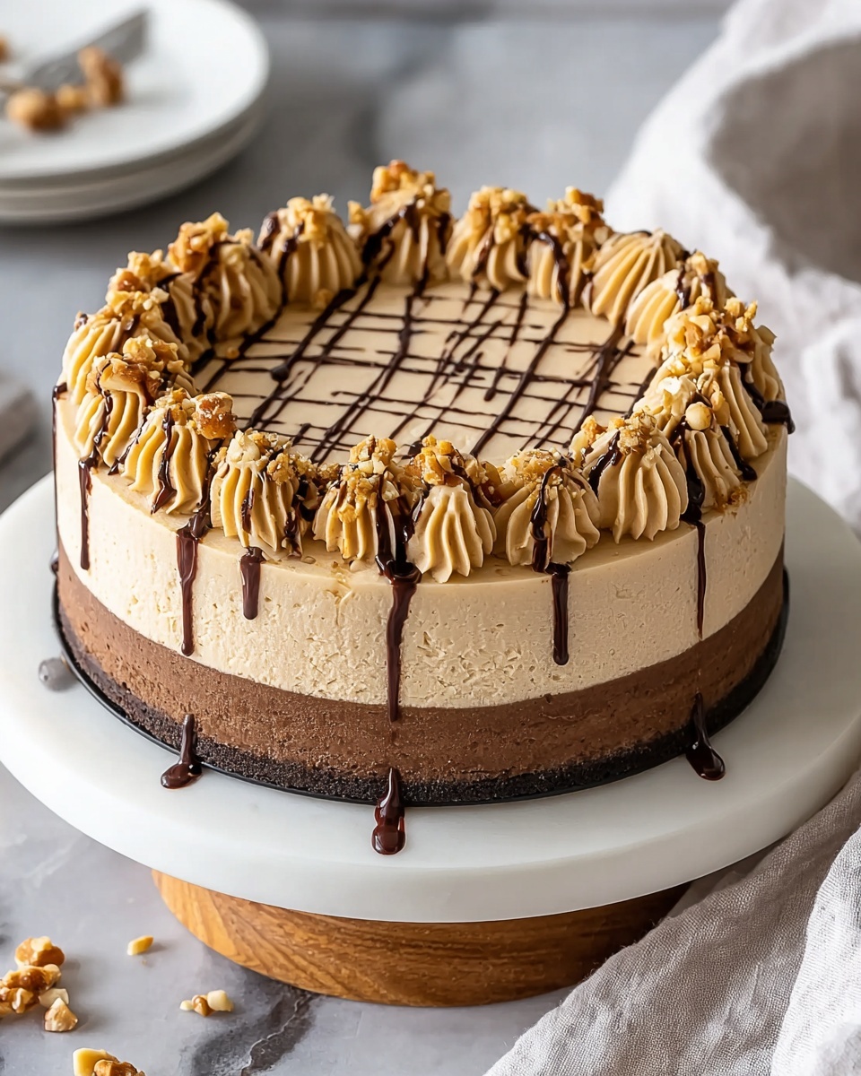 Creamy, Dreamy No-Bake Peanut Butter Cheesecake Recipe - Recipe Image