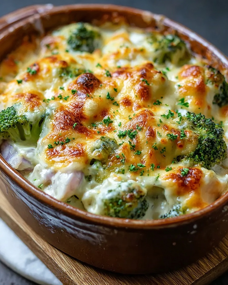 French Onion Broccoli Cheese Casserole Recipe - Recipe Image
