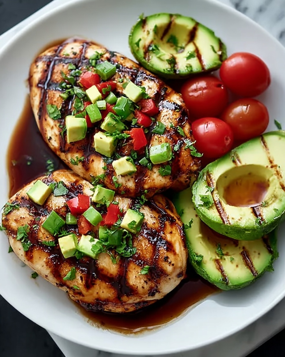 Flavorful and Healthy Grilled California Avocado Chicken Recipe - Recipe Image