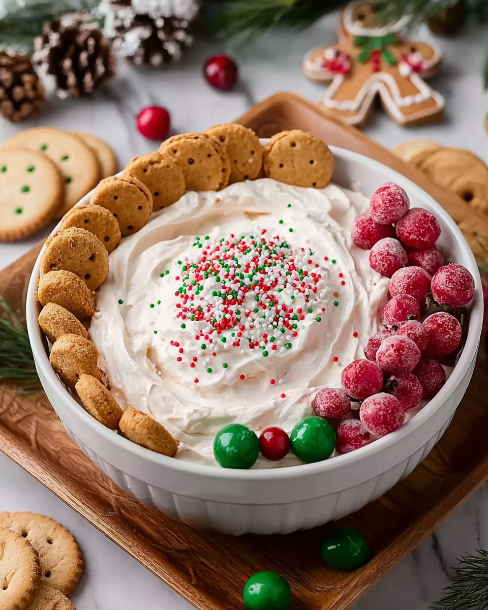 Christmas Cookie Dough Dip Recipe - Recipe Image