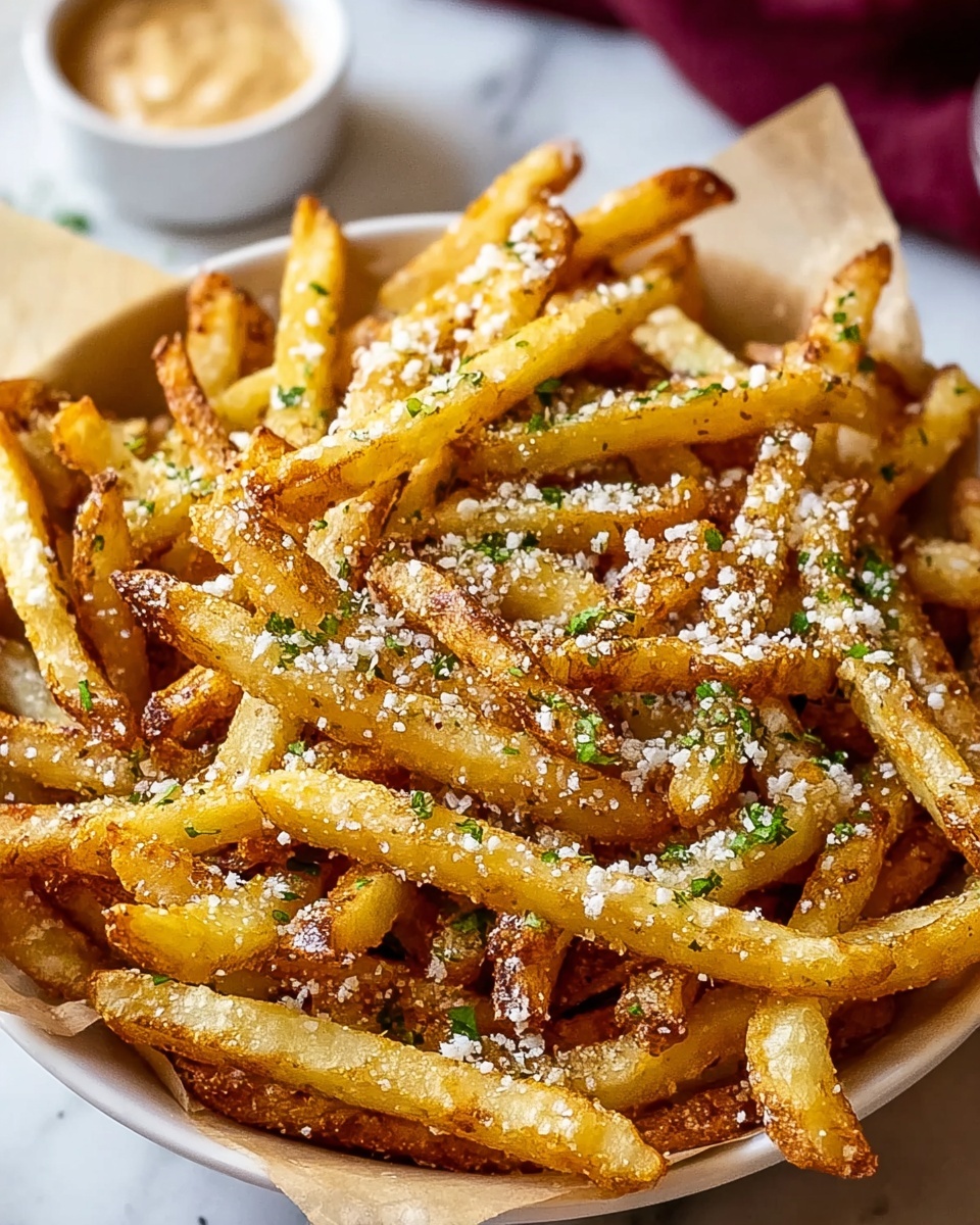Air Fryer Garlic Parmesan Fries Recipe - Recipe Image
