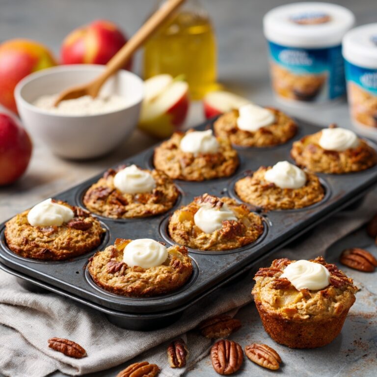 Baked Apple Pie Oatmeal Cups Recipe